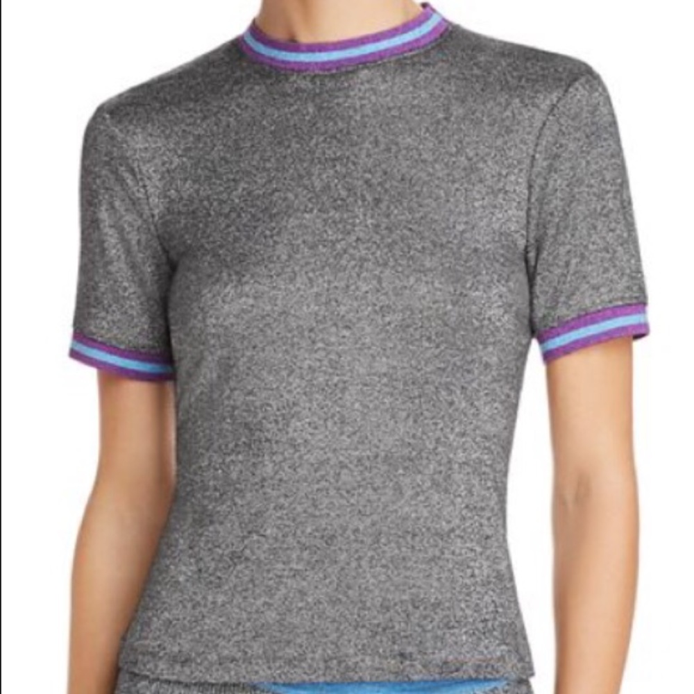 Splendid x Margherita Missoni Metallico Tee Top